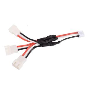 200mm 3S 18650 Balance Extensions Charging Cable Featuring 200°C Silicone Insulation And Secure XH 3pin Connection