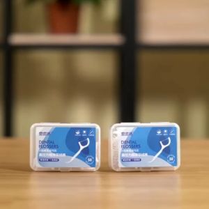 Combo 5 Hộp Tăm Chỉ Nha Khoa 50 Cây/Hộp - Làm Sạch Kẽ Răng Vệ Sinh Răng Miệng Dùng Cho Người Niềng