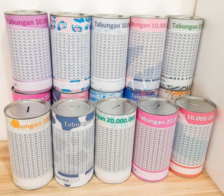 Celengan Target Murah Celengan Buka Tutup Celengan Permanen Celengan