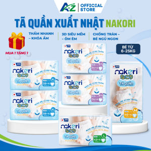 Tã Quần NAKORI Nhật Bản Size M L XL XXL Cho Bé 6-25kg Mềm Mại Thấm Hút Vượt Trội