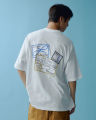 maison KEEPS | The Oversized Stamp Tee | Unisex | เสื้อยืดทรงoversized ลายปริ้นท์ มี 2Sizeให้เลือก อก44" และ48". 