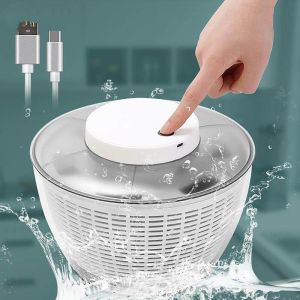 Máy rửa rau củ quả tách nước bằng phương pháp li tâm Dehydrator Merit dung tích 6L cao cấp - Home and Garden