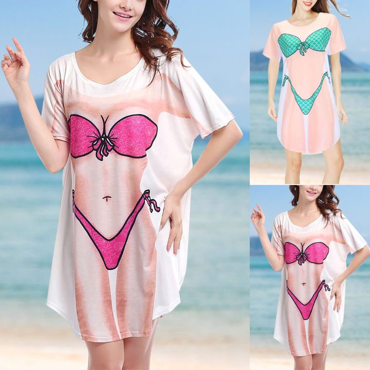 Bikini tshirt hot sale dress