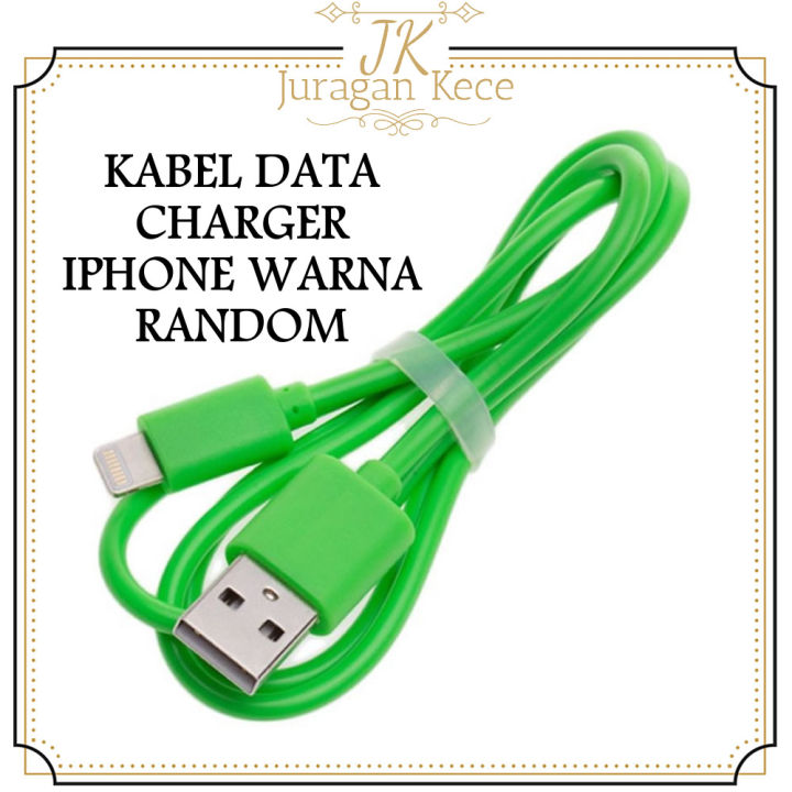 JUKE Kabel Charger untuk Iphone Data Warna Warni Mix Kabel Cas HP