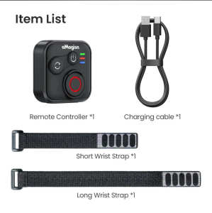 aMagisn 50M Bluetooth Remote Control For lnsta360 Go Ultra/X4 Air/X5/X4/AcePro 2/Go 3s/GoPro/DJI Osmo Action 6 5 4/360/Mobile Phone Mini Smart Shutter Controller Cameras Accessories