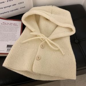 DJDK Beanie Balaclava Hat Pullover Hat Thickened Ear Protection Hat Cute Simple Winter Cap Winter/Autumn
