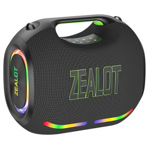 ZEALOT ZE21 Portable Bluetooth Speaker | 250W Super Powerful Sound | Outdoor Party Speaker | Long Battery Life 48000mAh | TWS Stereo Pairing | Karaoke Speaker with Microphone Support | Power Bank Function