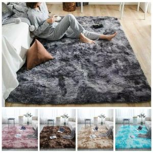 Home living room carpet 180x150/160x80cm Gradient color carpet bedroom living room bedside washable mat soft and comfortable carpet