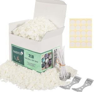 SAEUYVB 2 lbs Soy Candle Wax for Candle MakingNatural Soy Wax Flakes