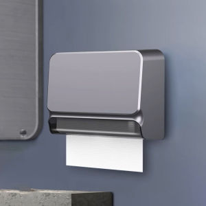 Bathroom hand towel box  wall mounted punching free paper box household tissue box tissue holder