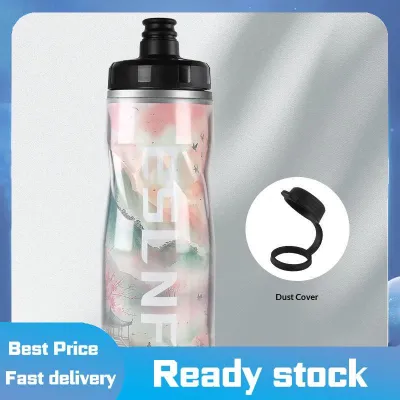 [COD]ZMONH Insulated Bicycle Water Bottle 610ml BPA Free PP Thermal Ice Heat Protection Portable Drinkware for Daily Use Cycling