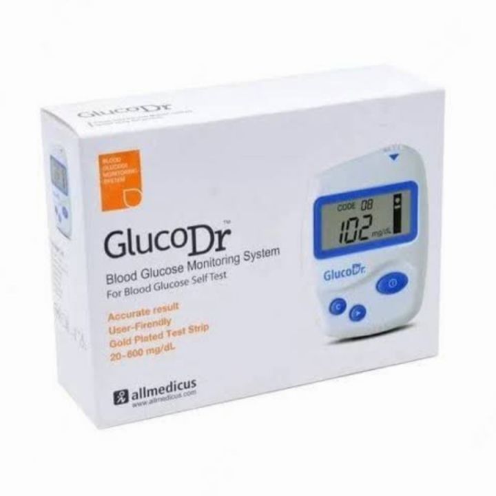 Alat Tes Gula Darah dan Strip Gluco Dr Bio Sensor GlucoDr Biosensor AGM ...