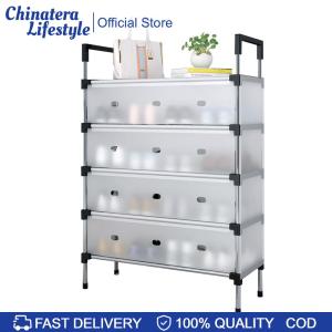Multilayer Shoe Rack with Metal Frame Thicken Shoe Organizer Multifunctional Shoe Shelf for Dorm Apartment Rental House