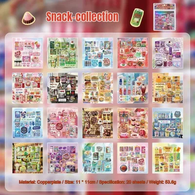 Japanese Style Cut Film Sticker Book Versatile Scrapbook Materials Phone Sticker DIY