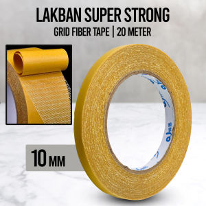 Isolasi Lakban Fiber Filamen Dua Sisi Grid Double Tape serat Filament Fiberglass Dobel tip solasi super kuat