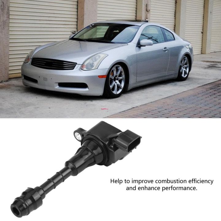 Genuine Nissan Hanshin Ignition Coils (x6) For 2003-2008 350Z FX35 G35 M35 3.5L – Remanufactured, Japan