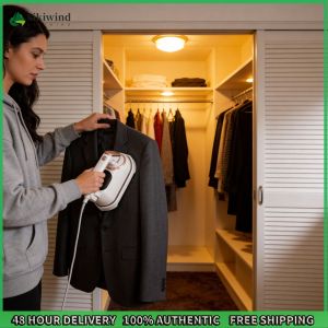 Sikiwind Handheld Fabric Steamer for Clothes for Travel Home and Office Use