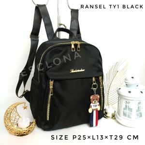 Tas Ransel Wanita Import Backpack Women Bag Batam Gendong Kuliah Santai Berpergian Polyester TY1