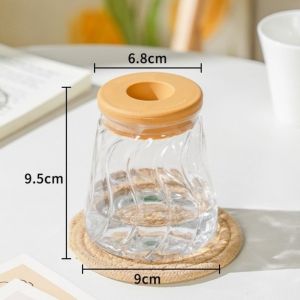 INTOONE Plastic Hydroponic Plants Pot Self-Watering Transparent Mini Terrarium Green Plant Flowerpot