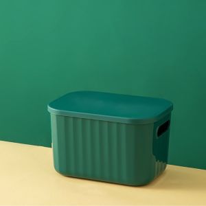 [ Storage ]Kotak Penyimpanan Serbaguna/Keranjang penyimpanan plastik/Kotak makanan ringan/kotak mainan/Penyimpanan Kosmetik Kotak/ clothes organizer/ Ins box/ Household Plastic Storage Box /