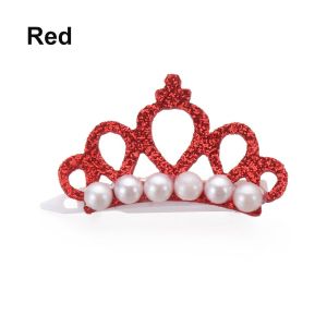 MILDGLOW Handmade Random Headdress Pet Headwear Puppy Accessories Cat Grooming Bow-tie Hairpin Dog Bowknot Crown Shape Hair Clip