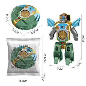 Fidget spinner toy transformable robot mechanical finger rotating stress-relieving educational toy for children and boys
