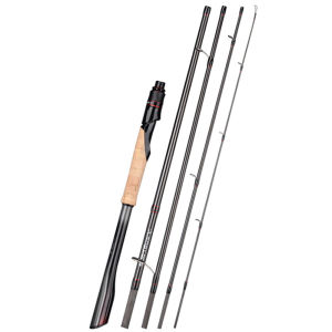 【TRAINFIS】EXQUISITE 1.98M/2.1M/2.2M FUJI 4Sections Fishing Rod 5-16LB/5-28G Medium Action Spinning Rod Travel Portable Fishing Rod