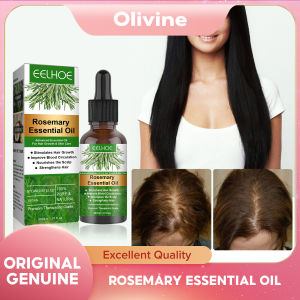 EELHOE Rosemary Essential Oil Nourishes Repairs Improves Frizz Prevents Hair Loss Eliminates Itching Thinning Damaged Hair Care Hair Growth Hair Care Essential Plant Flower Essence Skin Care Hair Loss Treatment Oil Hair Beauty