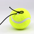 Singles Tennis Training Practice Tool Elastic Rope Base Self-Study Practice Tennis Trainer Especially For Beginners. 