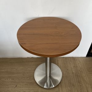 (ส่งตรงจากกรุงเทพ) โต๊ะคาเฟ่ โต๊ะร้านอาหาร โต๊ะทรงกลม ขนาด60x60 มีให้เลือก10สี ขาโต๊ะฐานกลม 40x40 สูง 72CM