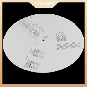 [CANAMEK] Vinyl Record Pickup Calibration Plate Distance Gauge Protractor Adjustment Tool