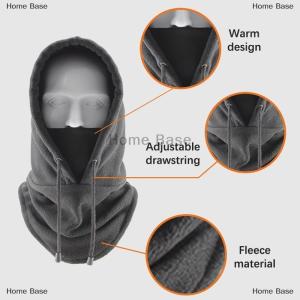 [COD] Home Base Fleece Mens Balaclava Winter Hat Beanies Warmer Windproof Full Face Ski Mask Caps Men Bonnets For Women Man