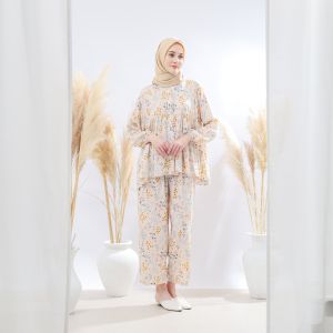 Lalucuku Koleksi Baju Tidur Piyama Satu Set Wanita Pajamas Kekinian Viral