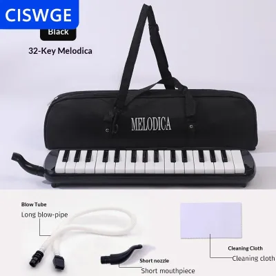 [COD] CISWGE 32 Phím Melodica Với Melodica Túi Pianica Ống Miệng Harmonica Organ Người Mới Bắt Đầu Nhạc Cụ Kid Quà Tặng