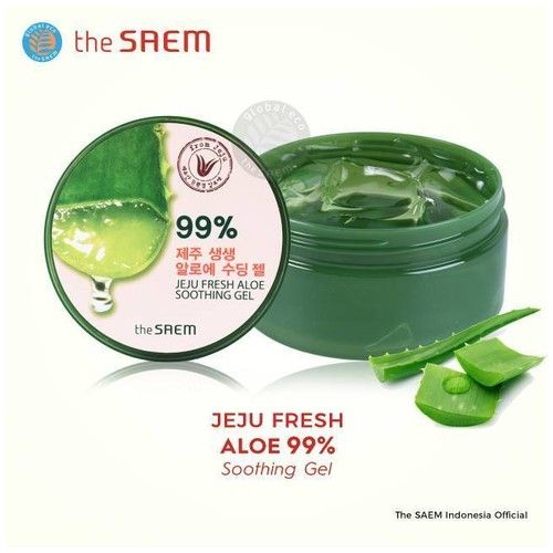 THE SAEM Jeju Fresh Aloe Vera Soothing Gel 99 Aloevera Lidah Buaya Korea  Pelembab Wajah Korea Original | Lazada Indonesia