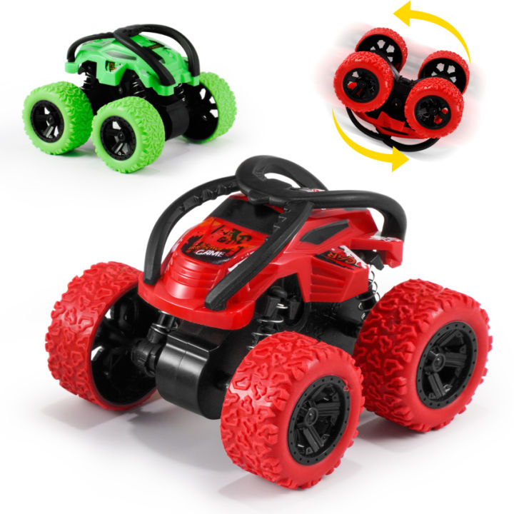 Monster Truck Toys for Boys Age 360° Rotating Stunt Car