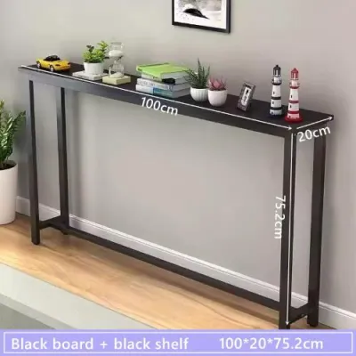 Narrow table Sofa side table narrow rack bed side table Behind-Sofa Home Storage Rack Living Room