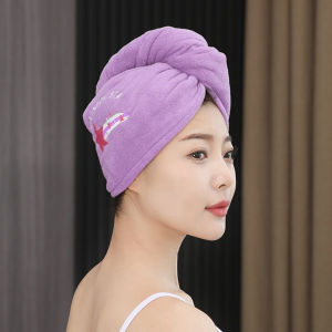 TYHK0611 Handuk Keramas Kepala Bahan Microfiber Pengering Rambut Head Towel Fast Dry Hair Handuk Kepala Turban