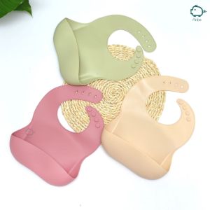 Yếm Ăn Dặm Silicon Cho Bé Gái Trai Chống Thấm Có Máng ANBE Việt Nam Có Kiểm Định Chất Lượng An Toàn Chính Hãng AB5