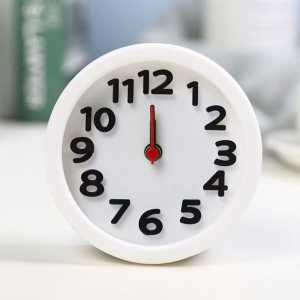 Jam Weker Minimalis Plastik / Jam Alarm Beker / Jam Meja Kecil / Jam Alarm Tidur Polos