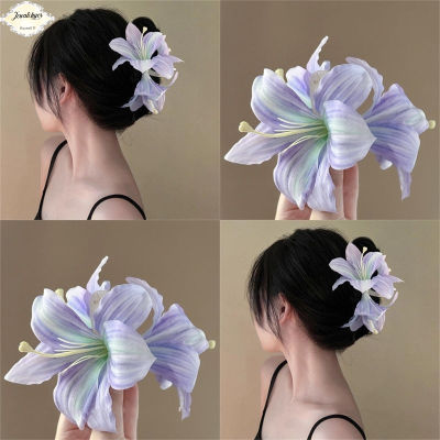 Siêu Cổ Tích Lily lớn kẹp tóc đẹp phụ kiện tóc kẹp tóc Cá Mập