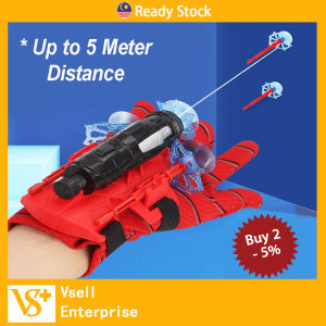 Spiderman Hand Launcher Simulation Play Set Children Toys Mainan Spiderman Budak