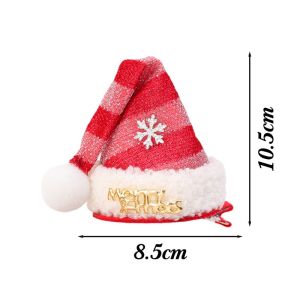Dòng sản phẩm giáng sinh kẹp tóc Mũ Ông Già Noel kẹp tóc kẹp tóc barrettes với kẹp cá sấu mũ nhỏ đỏ tóc hóa trang phụ kiện