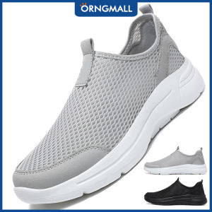 ORNGMALL Mens Sneakers Breathable Mesh Men Casual Shoes Outdoor Non-Slip Big Size Loafers Walking Lightweight Men Tennis Shoes 39-48