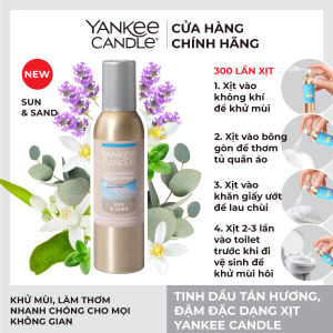 Tinh dầu tán hương đậm đặc dạng xịt Yankee Candle - Sun & Sand
