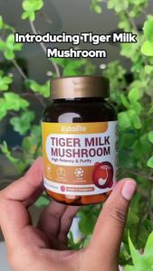 [NEW] Estalife Tiger Milk Mushroom Herbal Supplement Support Healthy Respiratory Wellness & Balanced Immune Function Plant Based Vegan 60 Vegetarian Capsules