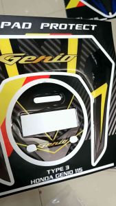 Stiker Timbul Speedo dan Tailpad Genio