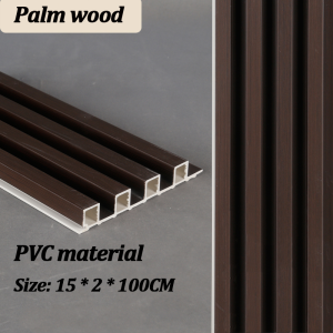 ⚡Real shot 8 styles available⚡3d pvc wall panel Each 1M wood design panel board pvc No color difference wood panel wpc fluted wall panel Waterproof and moisture-proof 0 Formaldehyde For ceiling/background wall/TV wall/courtyard