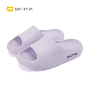 BMCiTYBM รองเท้าแตะกลางแจ้ง สำหรับทั้งผู้หญิงและผู้ชาย ดีไซน์พื้นหนาน้ำหนักเบา นุ่มสบายและกันลื่น