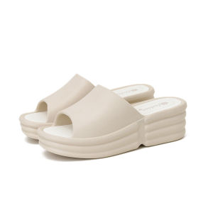 [Free Shipping] Thick-soled slippers for women suitable for outdoor wear with wedge and platform soles comfortable EVA slippers that enhance height